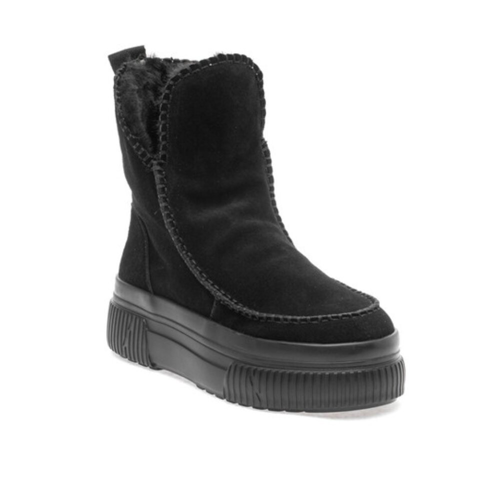NIB J Slides ELY Black Suede Boots Sz 8